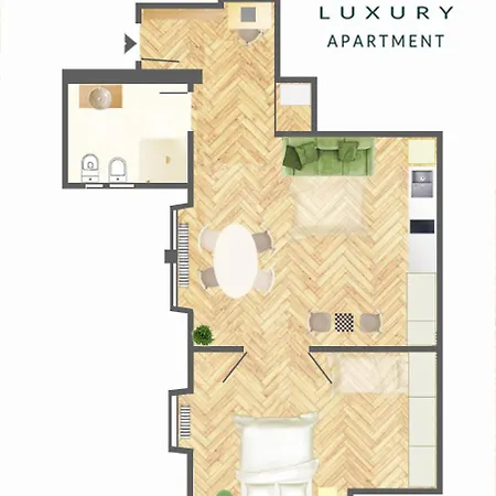 아파트 Casa Saba Trieste Luxury Apartment